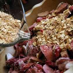 Healthier Fruit Crisp Topping