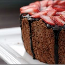 Devilish Angel Food Cake