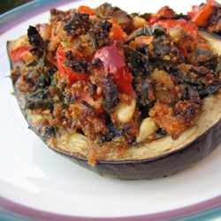 Grilled Stuffed Eggplant
