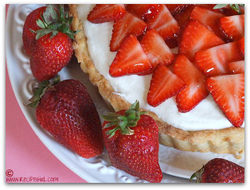 Strawberry – White Chocolate Tart
