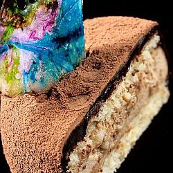 Cashew Gateau With Coffee Mousse