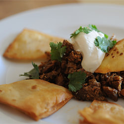 Chile Braised Pork Nachos