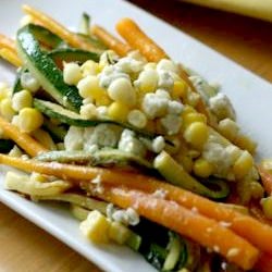 Corn, Zucchini & Blue Cheese Salad