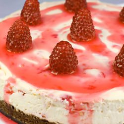 Raspberry & Lime Cheesecake