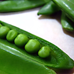 Sugar Snap Peas with Pasta