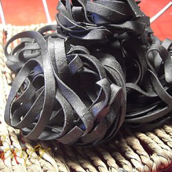 Black Pappardelle Gratin
