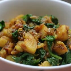 Sag Aloo