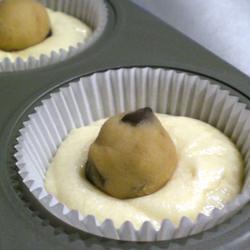 Chocolate Chip Cookie Dough Cupcake