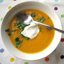 Sweet Potato, Carrot & Ginger Soup