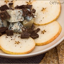 Blue Cheese, Pears and Dark Chocolate