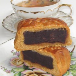 Homemade Red Bean Mooncake