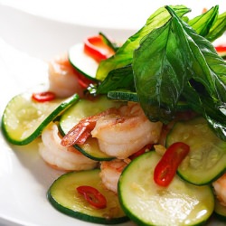 Shrimp and Zucchini Stirfry