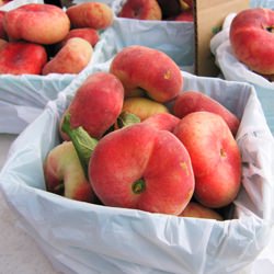 Donut Peaches at the Farmers Market