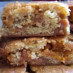 Butterscotch and Caramel Blondies