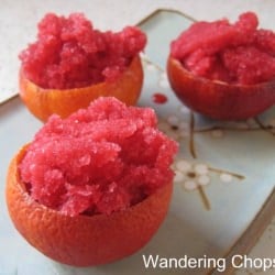 Blood Orange Granita