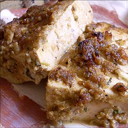 Pomegranate Marinated Tofu