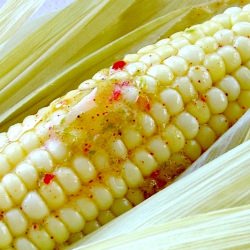 Roasted Corn with Chili Lime Butter