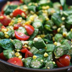 Okra-Corn Skillet Salsa