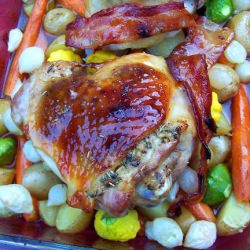 Maple Turkey with Cornbread Stuffin