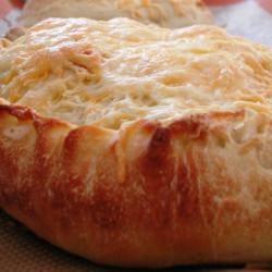 Cheesy Reuben Calzones