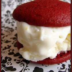 Red Velvet Ice Cream Sandwich