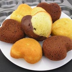 Coconut-Lime & Chocolate Madeleines
