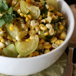 Grilled Tomatillo-Corn Salad