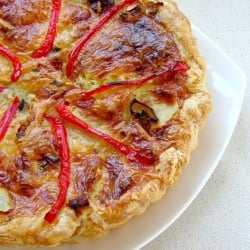 Potato, Leek and Gruyere Tart
