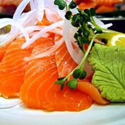 Salmon Sashimi from Tokkuri Tei