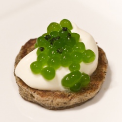 Molecular Asparagus Caviar