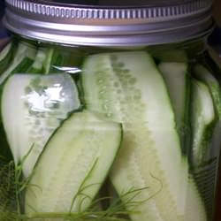 Refrigerator Dill Pickles