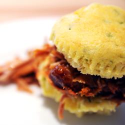 Spicy Cornbread & Sweet Pulled Pork