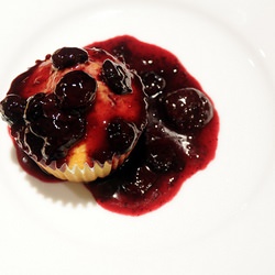Blueberry Compote Lemon Cupcakes
