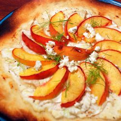 Peach Pizza