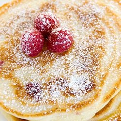 Raspberry Buttermilk Pancakes
