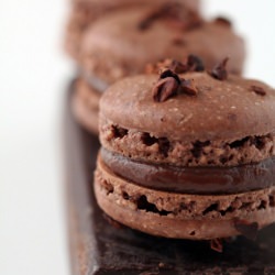 Chocolate Macarons
