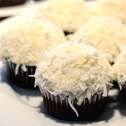 Chocolate Cake w/ Coconut Frosting