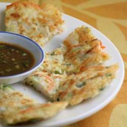 Korean Fish and Vegetable Pancakes