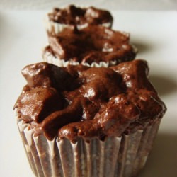 Chocolate Bread Pudding Cupcakes