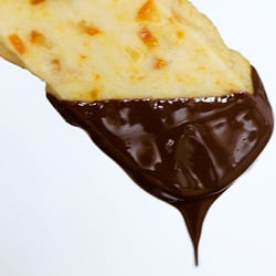Chocolate Orange Peel Cookies