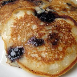 Ricotta Blueberry Pancakes