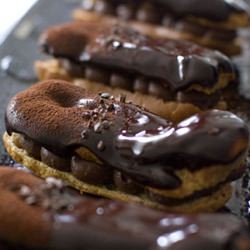 Pierre Herme’s Chocolate Eclairs