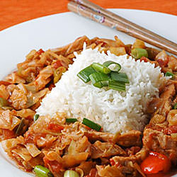 Spicy Stir-Fried Pork With Cabbage