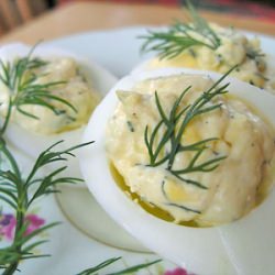 Lemon-Dill Deviled Eggs