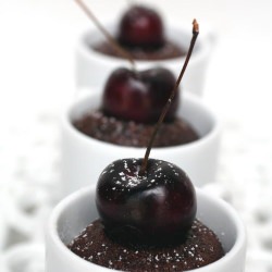 Cherry, Almond and Chocolate Mini Cakes