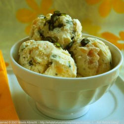 Apricot and Pistachio Ice Cream