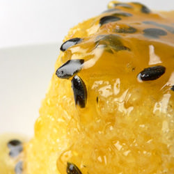 Lemon Cakes with Passionfruit Syrup