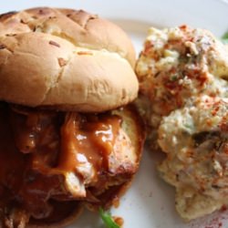 Pulled Chicken Sandwiches