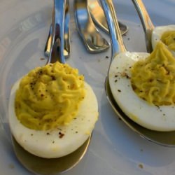 Wasabi Deviled Eggs