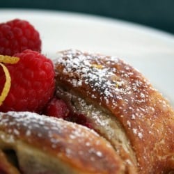 Raspberry Frangipane Danish Braid